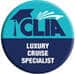 The logo of CLIA luxury cruise specialist