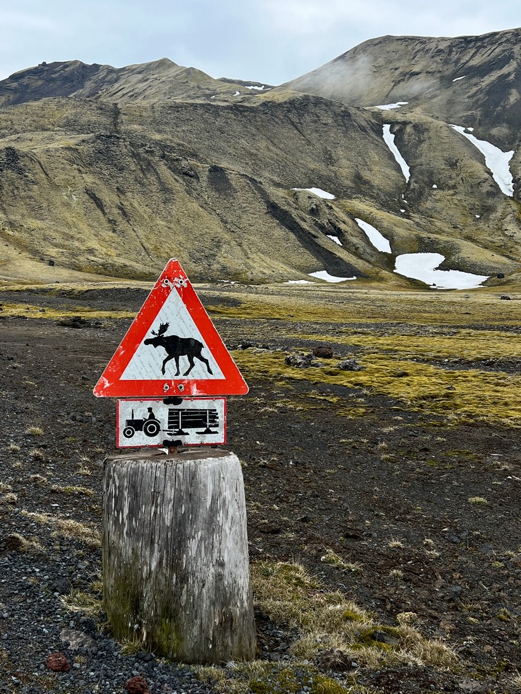 Aurora Expeditions Jan Mayen Wildlife sign - photo by Golding Travel
