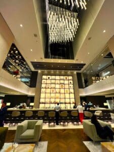Explora Journeys' Explora I Lobby - Photo by Goldring Travel