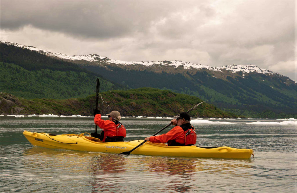 Eric Goldring Kayaking in Alaska