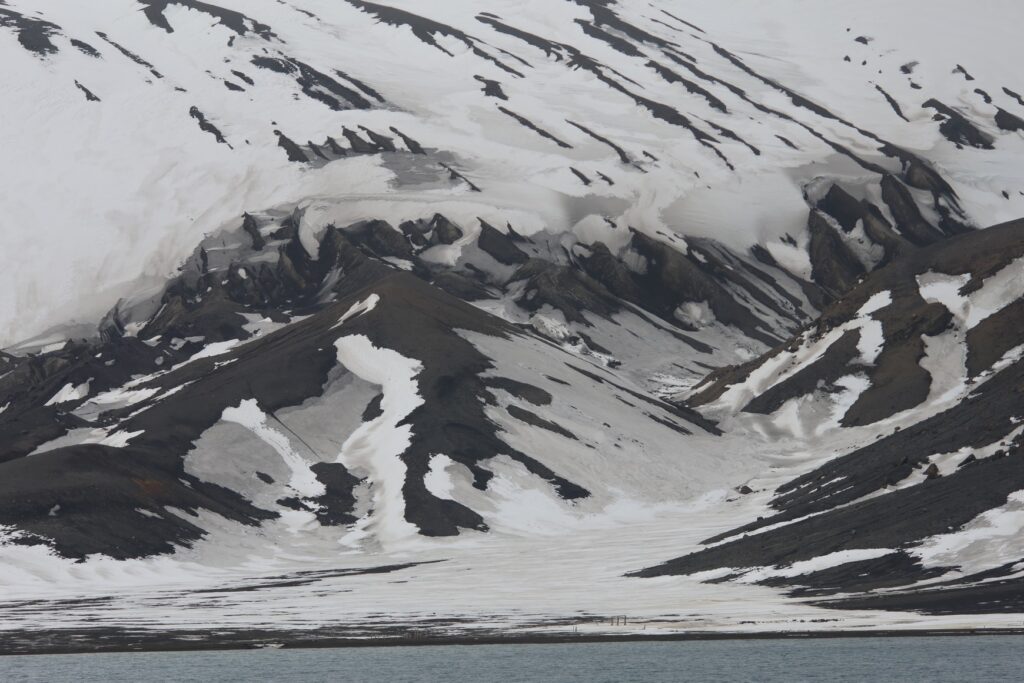 Deception Island - This is not a black and white oil painting!