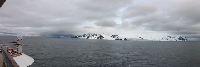 My first ever sighting of Antarctica. It was definitely emotional!