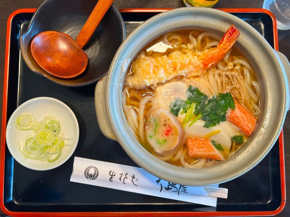 Udon (wheat) Noodles with Tempura