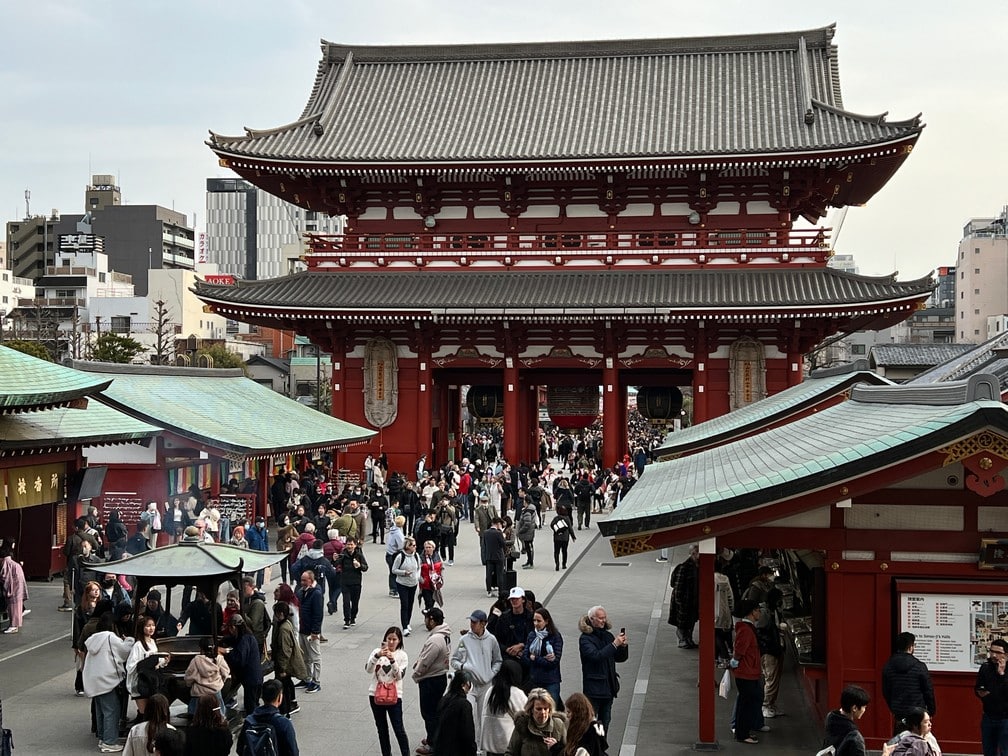 Asakusa shrine and the Senso-ji Temple