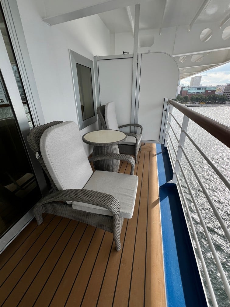 Oceania Riviera Penthouse Suite Balcony