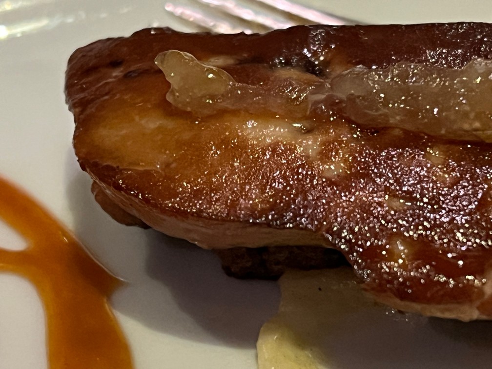Oceania Riviera's Jacques perfectly prepared foie gras