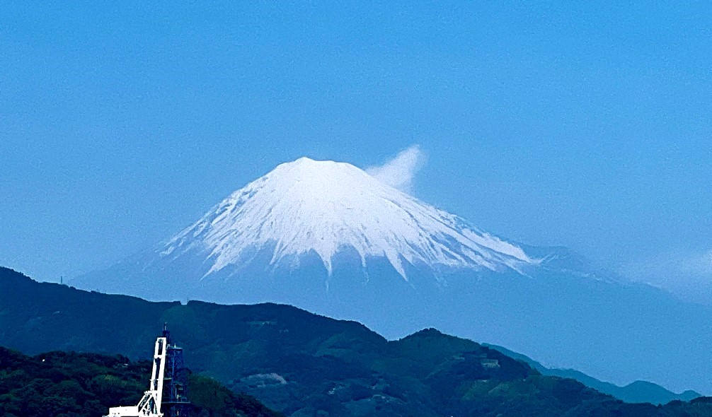 Mt. Fuji - seen from Shimizu, Japan