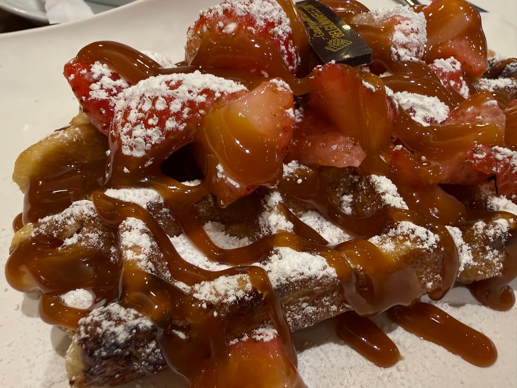 Delicious Belgian Waffle in Brussels