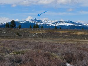 A view of Castle Peak this past Sunday when hiking in Truckee, the day before the snowstorm.