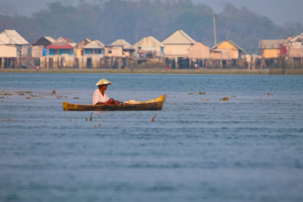 Sampela Village, Waakatobi National Park, Southeast Sulawesi, Indonesia